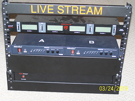 Live Streaming Servers, with RWM 4400UH Quad Microphone set